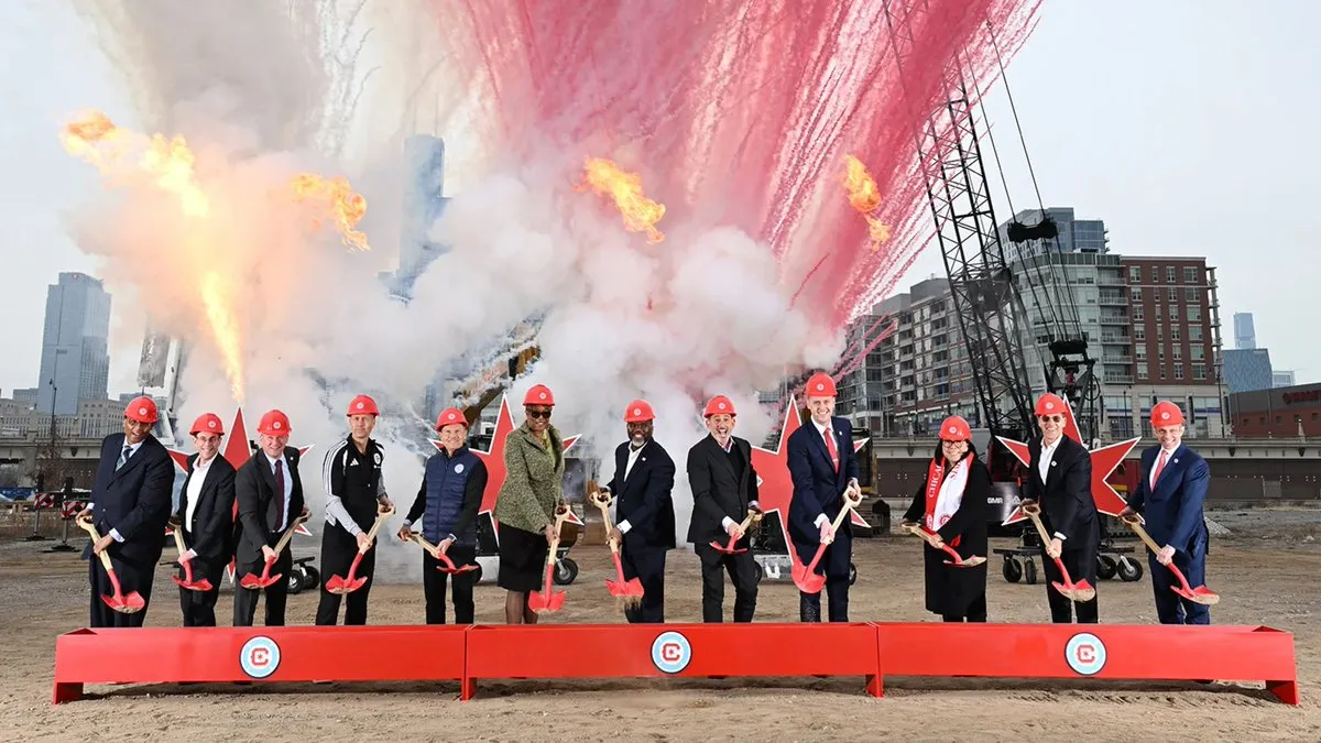 Chicago Fire breaks ground on $750M stadium project in downtown Chicago